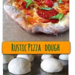 Rustic pizza dough