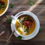 Butternut Squash Soup with Chanterelle Mushroom Recipe
