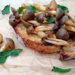 Wild Mushroom Bruschetta Appetizer