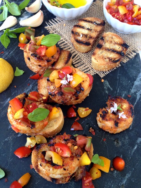 Shrimp Bruschetta & Crostini Recipe Shrimp Bruschetta & Crostini Recipe