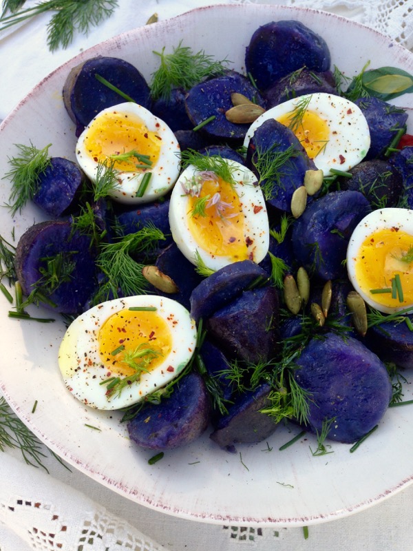 Purple Potato Salad Recipe Purple Potato Salad Recipe