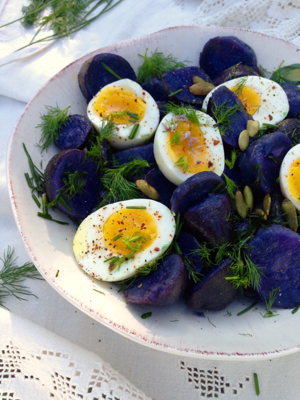 Purple Potato Salad Recipe Purple Potato Salad Recipe