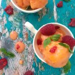 Raspberry Peach Sorbet Recipe