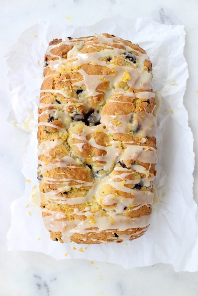 Lemon Glazed Blueberry Lemon Bread Lemon Glazed Blueberry Lemon Bread