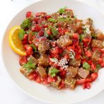 Goddess Poke Bowl Recipe with Strawberry Salsa