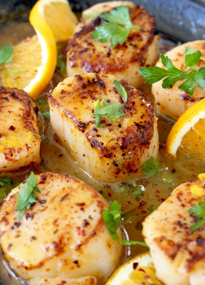 Seared Scallops Recipe with Orange Rum Sauce Seared Scallops Recipe with Orange Rum Sauce