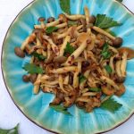 Mushrooms in white wine