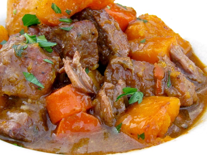 Blood Orange Beef and Butternut Squash Stew Recipe