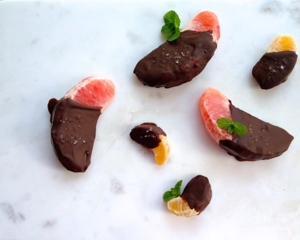 Chocolate Covered Orange Slices Treats