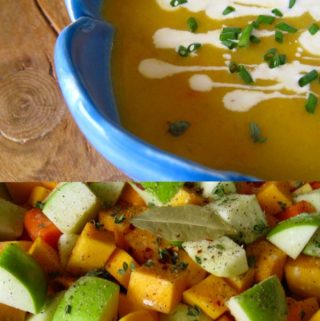 Roasted Butternut Squash and Apple Soup