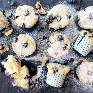 blueberry ricotta muffins