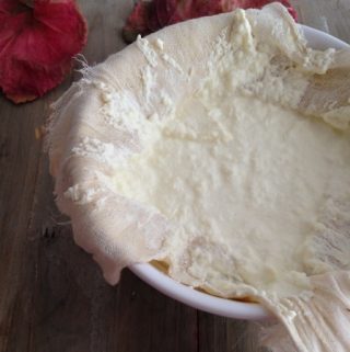Homemade ricotta cheese