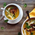 Butternut Squash Soup with Chanterelle Mushroom Recipe