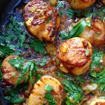 Lemon Garlic Scallops Lemon Garlic Scallops