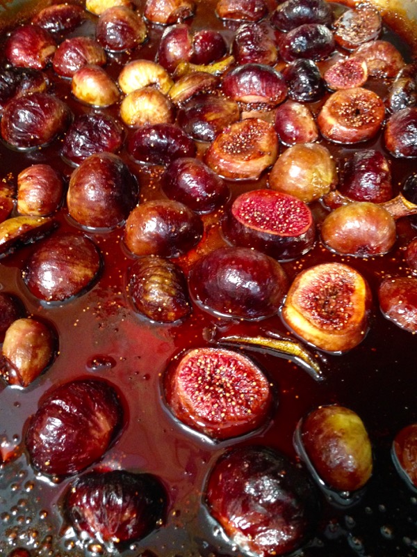 Balsamic Roasted Figs with Honey, Lemon & Vanilla
