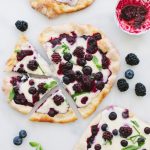 Berry Pizza with Whipped Ricotta Mascarpone Cheese