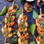 Basil Chimichurri Grilled Shrimp Recipe