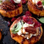 Roasted Sweet Potato Rounds Sweet Potato Rounds -Vegetarian Thanksgiving