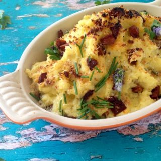 Ultimate Mashed Potatoes Recipe with Sour Cream & Chicken Andouille