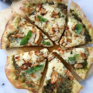 Chicken pesto pizza recipe