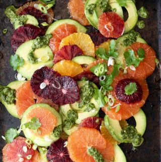 Orange Avocado Salad Recipe with Lime Dressing
