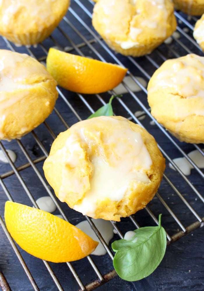 Easy Pumpkin Muffins Recipe with Orange Glaze & Mascarpone