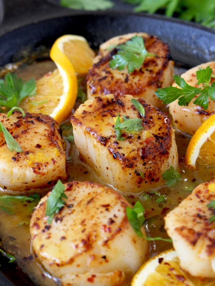 Seared Scallops Recipe with Orange Rum Sauce Seared Scallops Recipe with Orange Rum Sauce