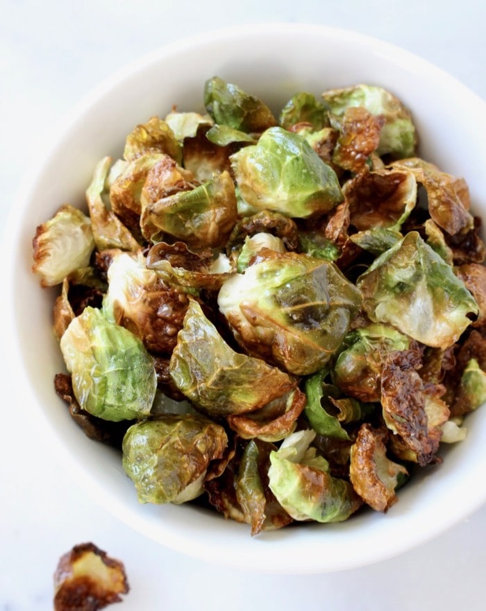 Roasted Brussel Sprout Chips Roasted Brussel Sprout Chips