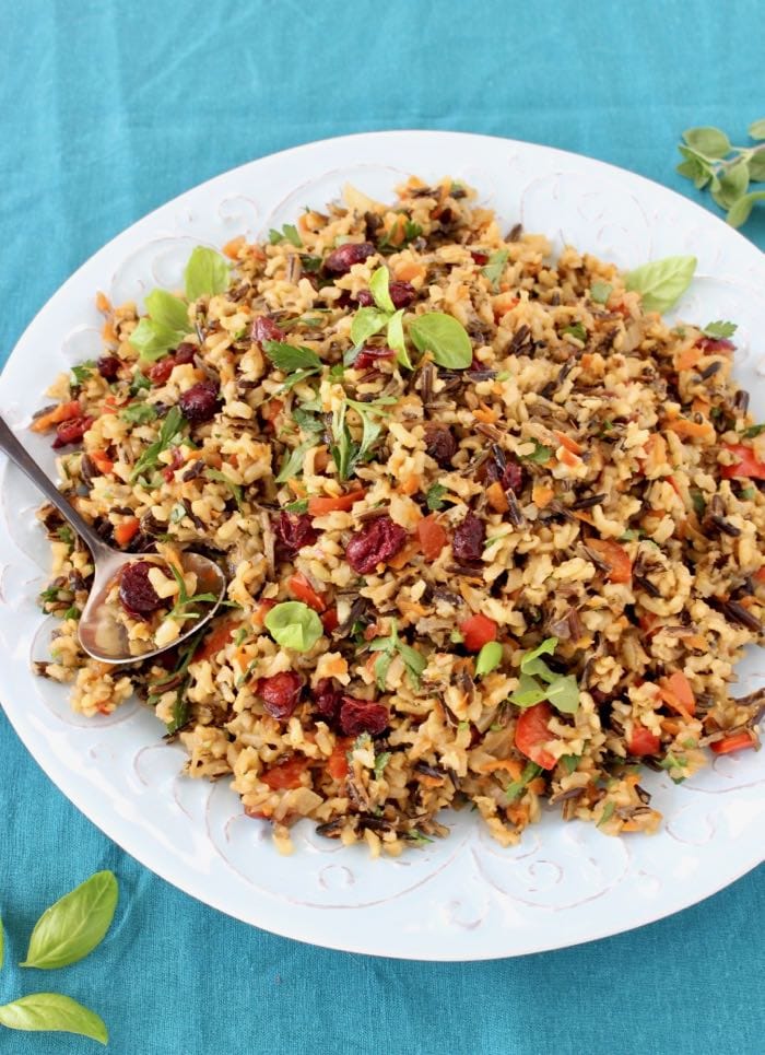 Holiday Cranberry Wild Rice Pilaf Healthy Cranberry Wild Rice Pilaf