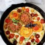 Focaccia bread dough with tomatoes Focaccia Bread Dough