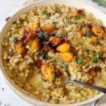 Farrotto butternut squash farro risotto Farrotto butternut squash farro risotto