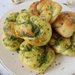 Pizza dough garlic knots