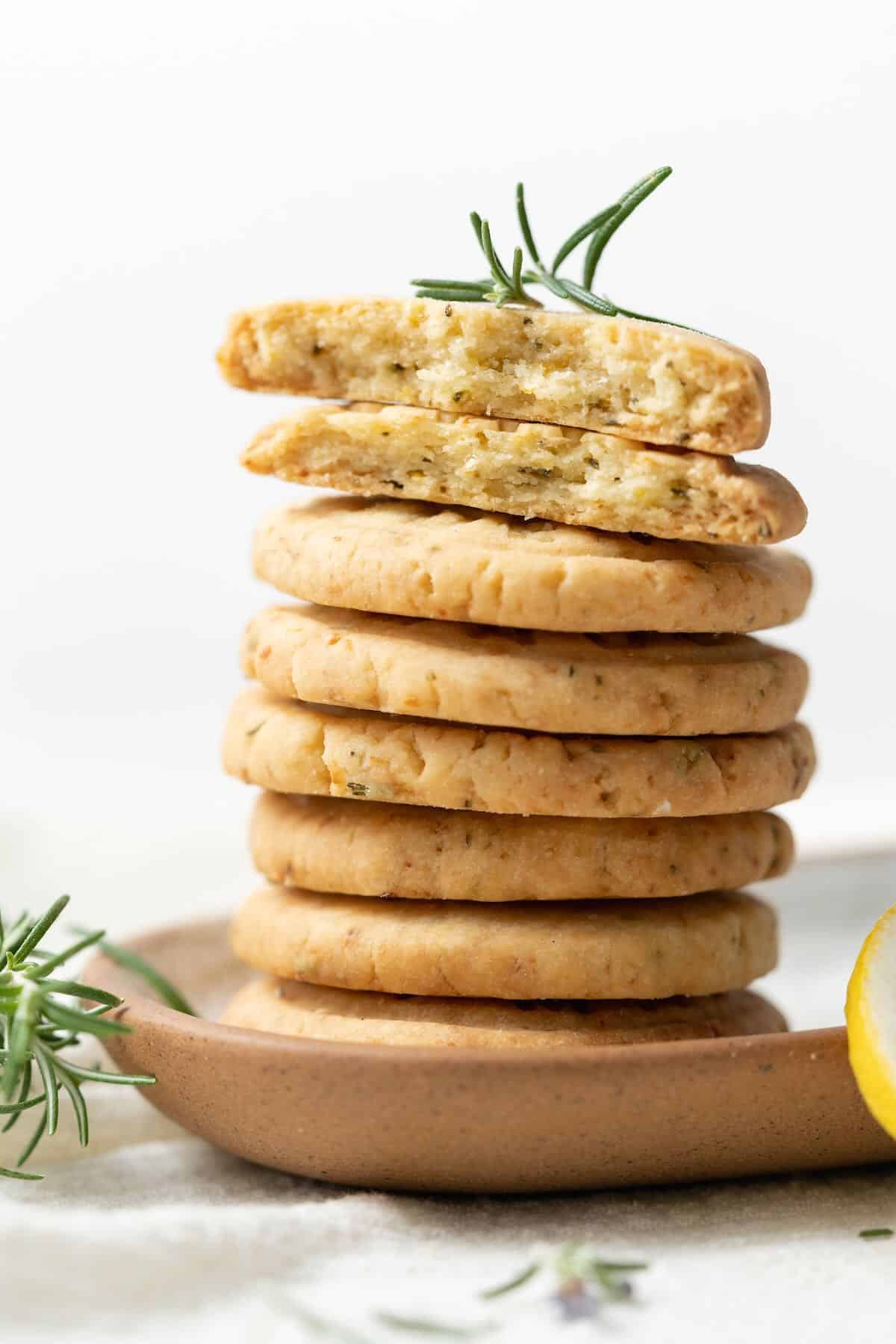 lemon shortbread cookies - vegan lemon shortbread cookies - vegan
