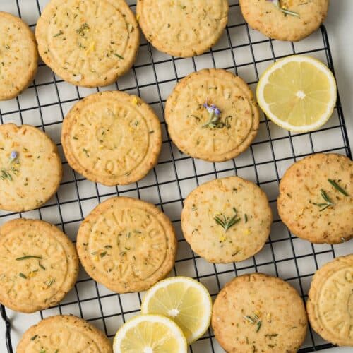 rosemary shortbread cookies