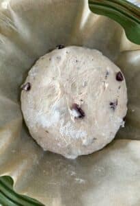 shaping the bread loaf