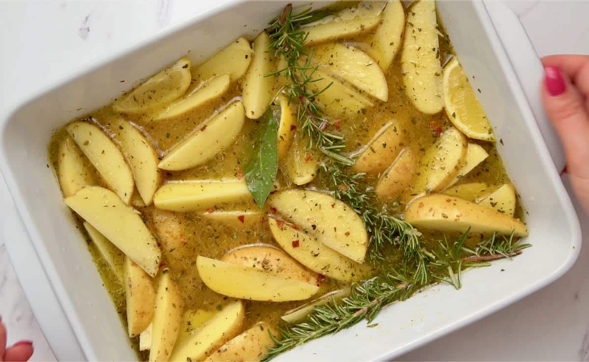 garlic potatoes in broth garlic potatoes in broth