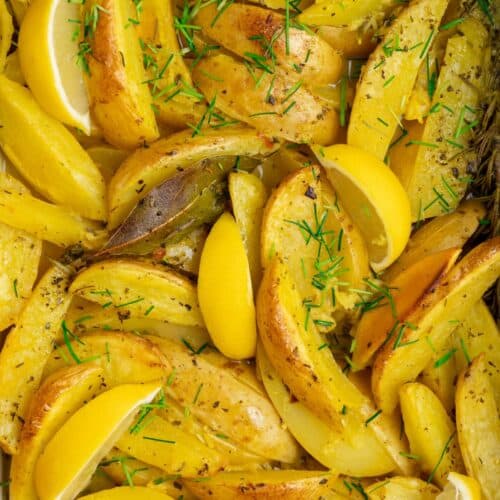 roasted garlic potatoes